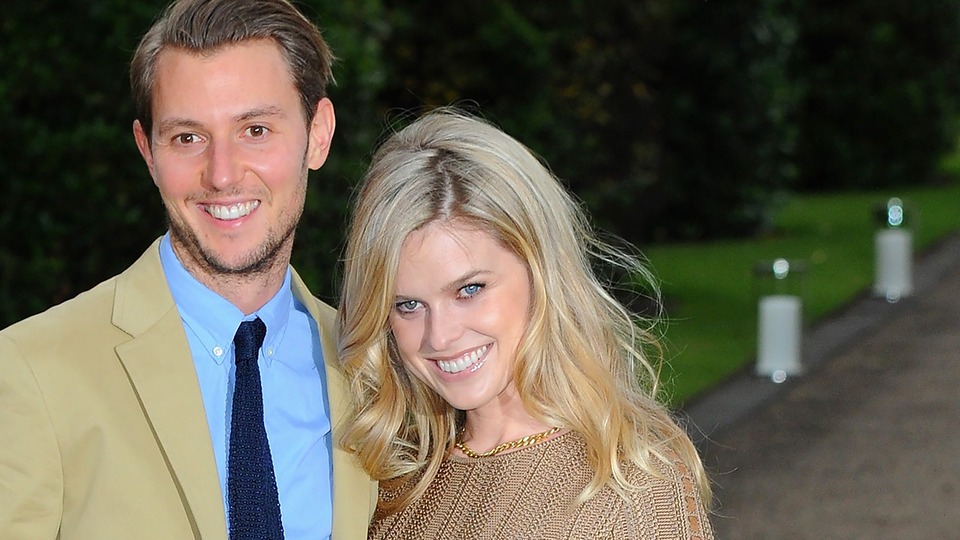 Alex Cowper-Smith and Alice Eve attending an exclusive London summer gala together.