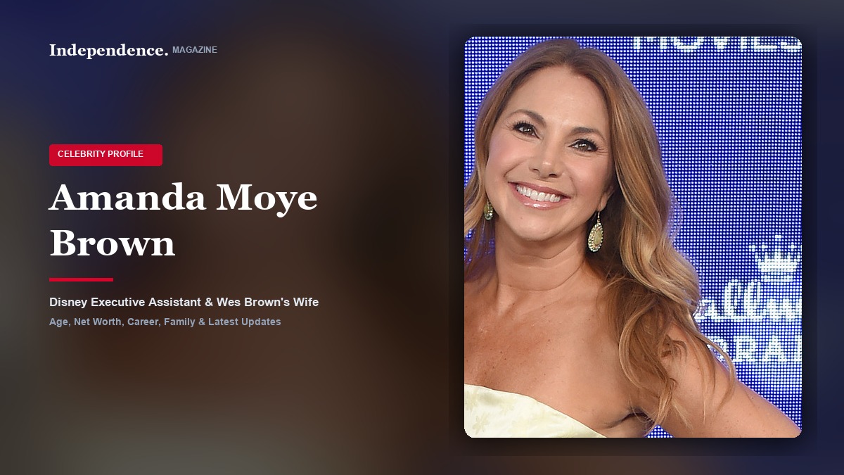 Amanda Moye Brown, entertainment coordinator, Disney-ABC music assistant, and wife of actor Wes Brown.