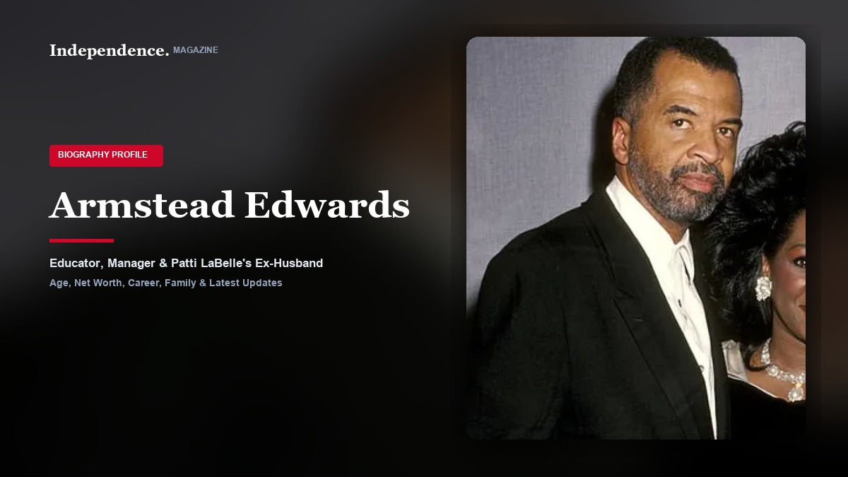 Armstead Edwards, respected Philadelphia educator, music manager, and former husband of R&B legend Patti LaBelle.