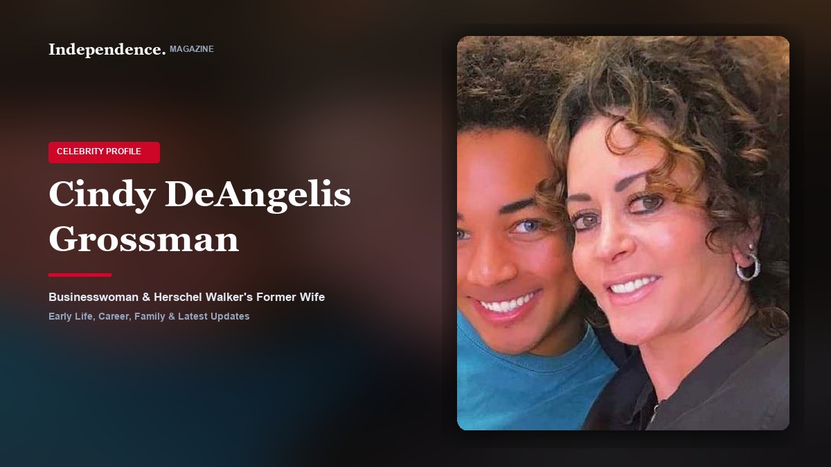 Cindy DeAngelis Grossman with her son Christian Walker.