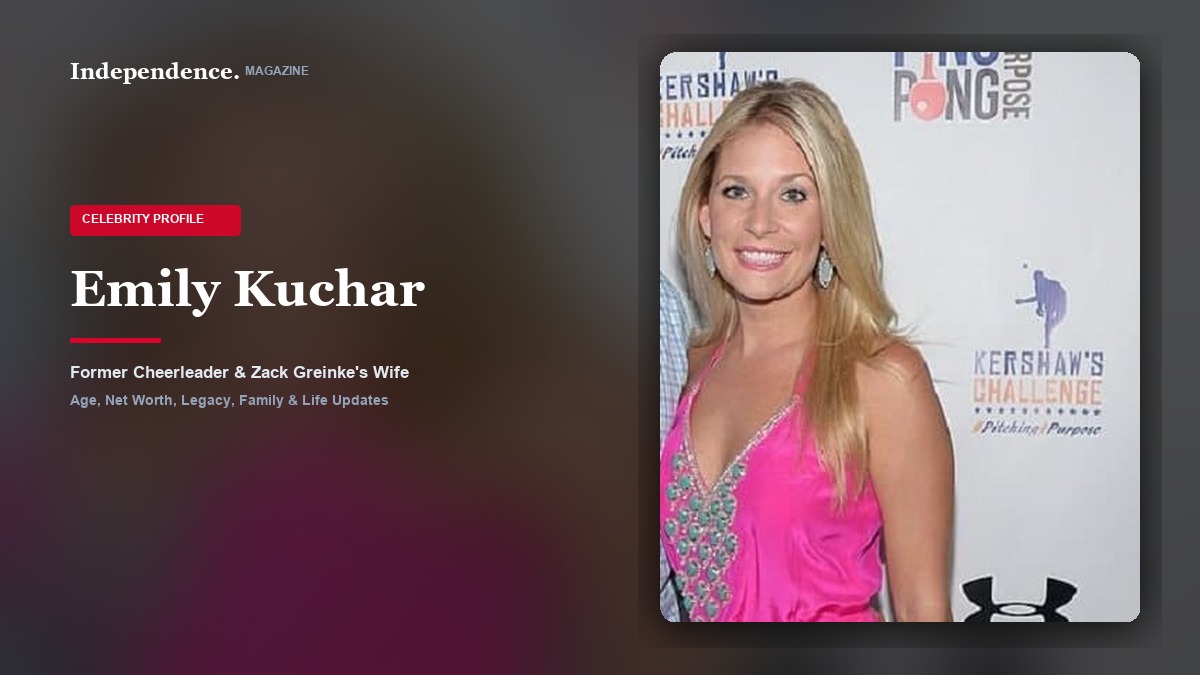 Emily Kuchar alongside husband Zack Greinke at a Major League Baseball charity gala.