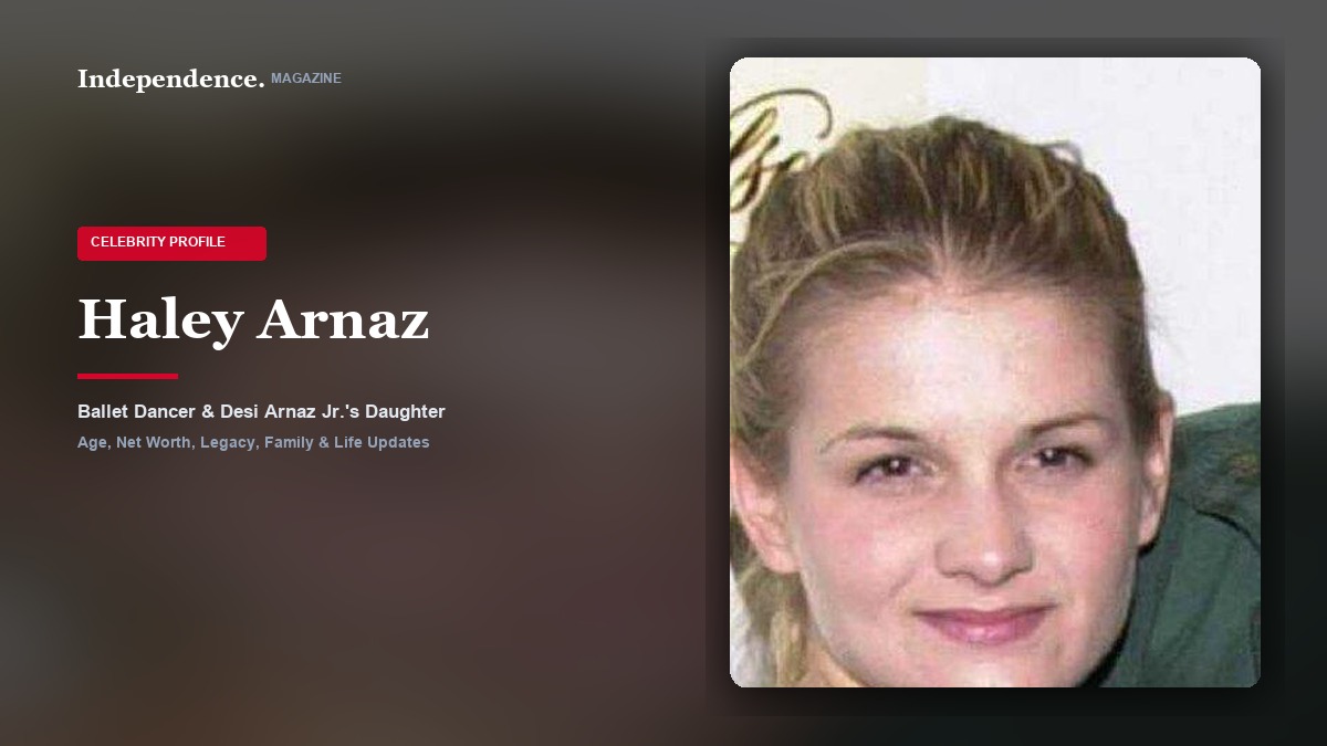 Haley Arnaz, classical dancer and adopted daughter of actor Desi Arnaz Jr., attending a family tribute in Nevada.
