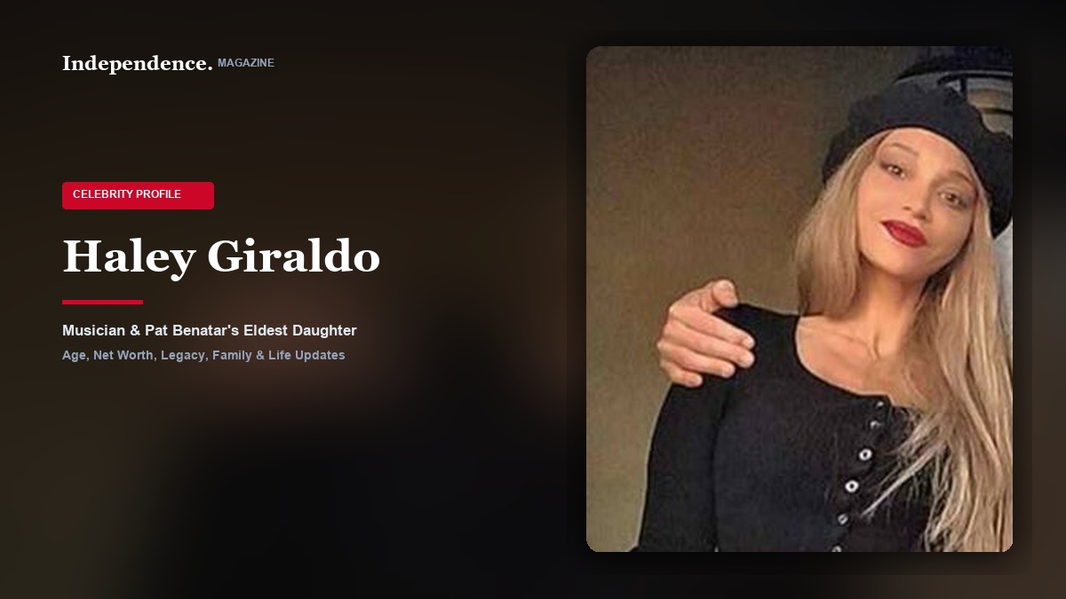 Haley Giraldo, entrepreneur and eldest daughter of rock legends Pat Benatar and Neil Giraldo.