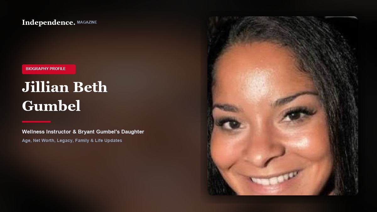 Jillian Beth Gumbel, New York-based wellness educator and daughter of broadcast icon Bryant Gumbel, photographed at a health foundation gala.