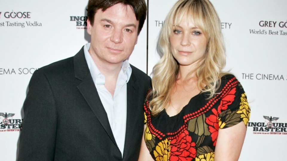 Mike Myers and Kelly Tisdale attending a high-profile cultural event together in New York.