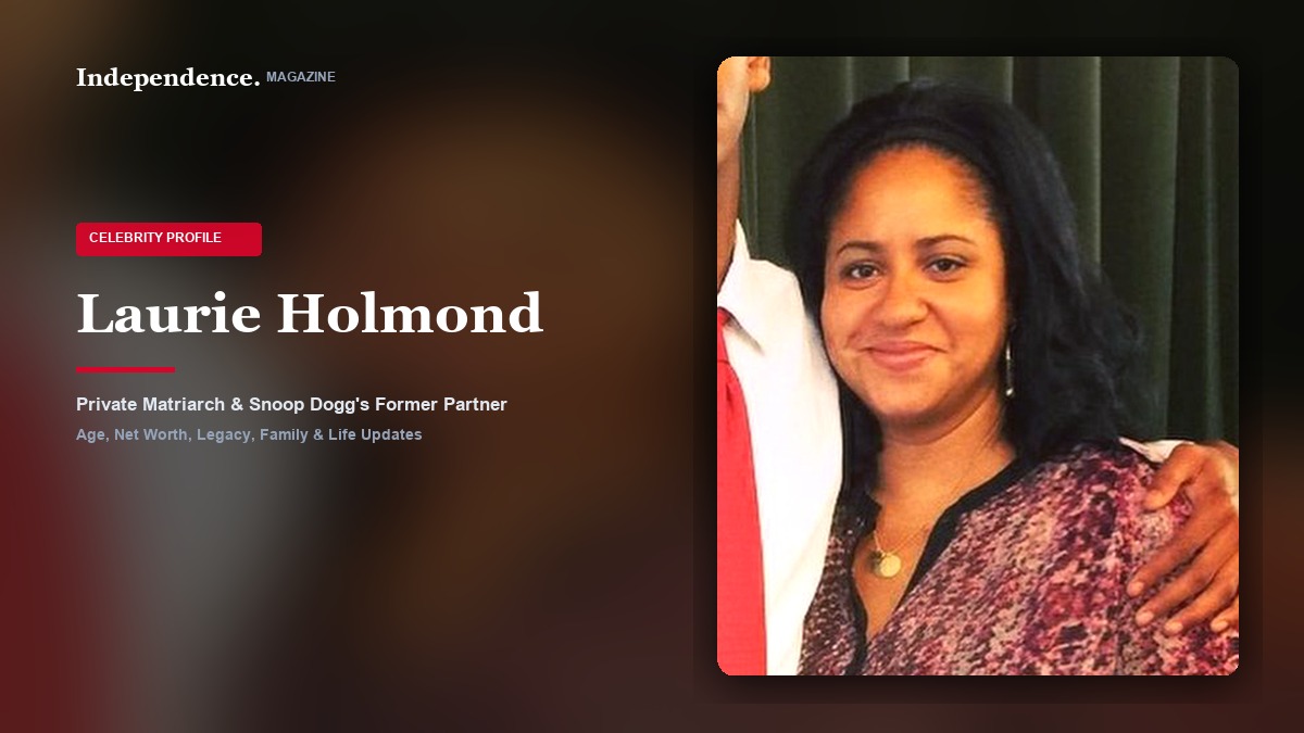 Laurie Holmond, medical administrative specialist and mother of Snoop Dogg's son Julian Corrie Broadus.