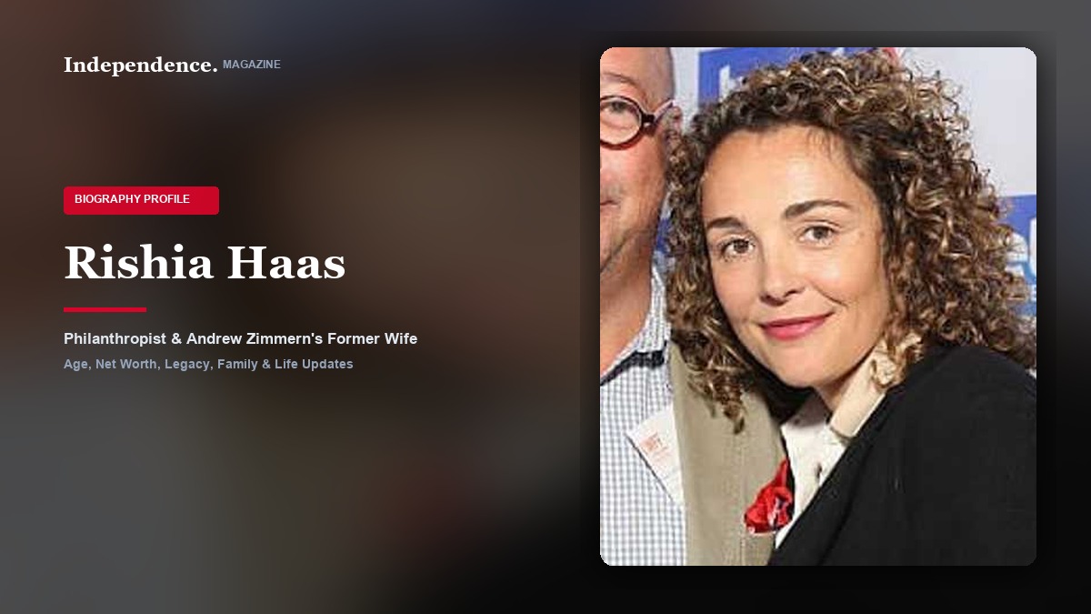 Rishia Haas, healthcare administrative coordinator and former wife of celebrity chef Andrew Zimmern.